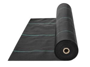 VEVOR 4FT x 300FT 3.2oz Heavy Duty Weed Barrier Landscape Fabric- Best for Large Mulch Beds