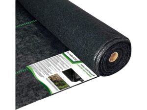 WAENLIR 5.8oz 5FT x 250FT Heavy Duty Weed Barrier Landscape Fabric- Best Heavy-Duty