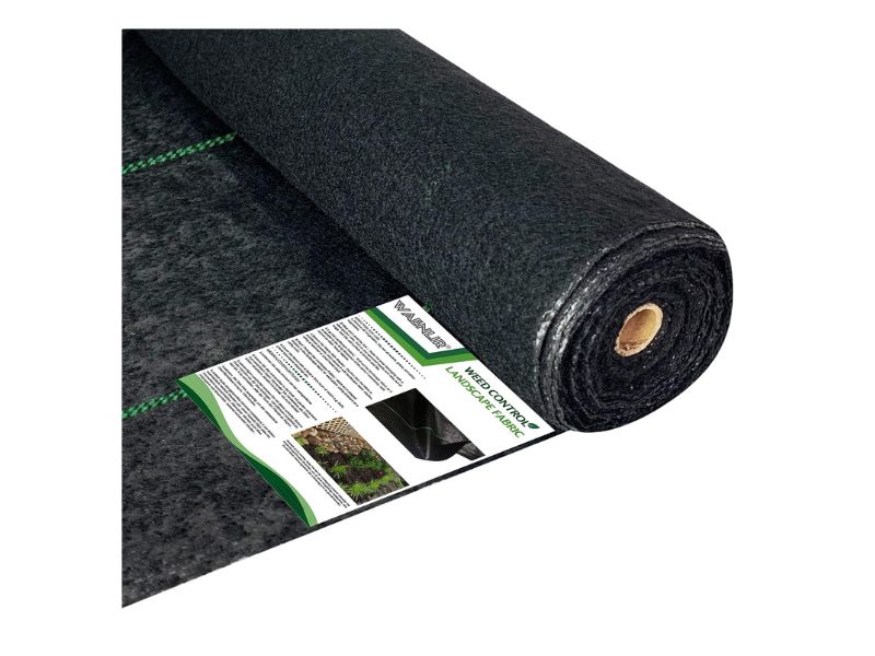 WAENLIR 5.8oz Heavy Duty Weed Barrier Landscape Fabric- Best Extra-Heavy Fabric