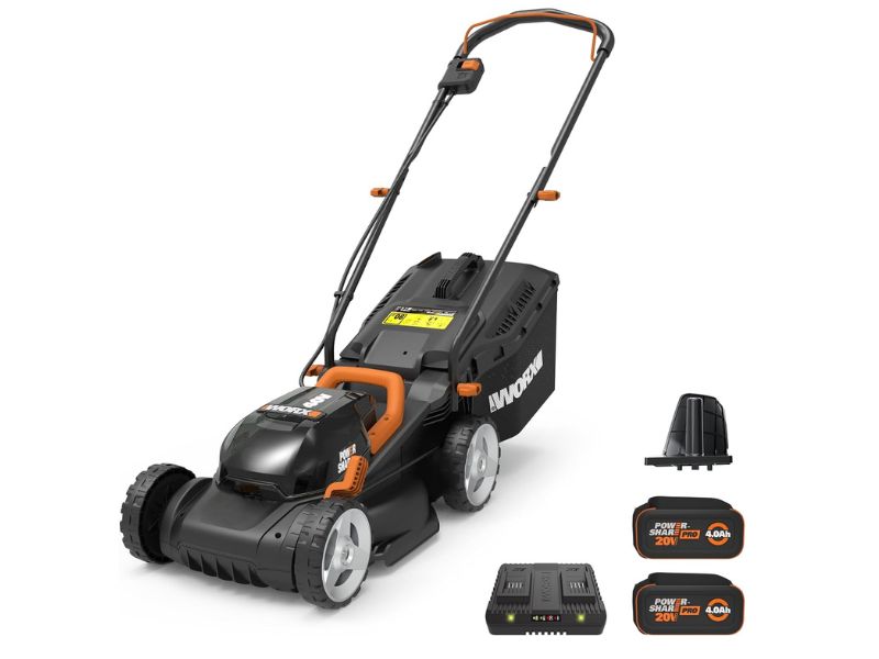 WORX WG779 40V 14-Inch Cordless Lawn Mower— Best Lightweight Small-Yard Mower
