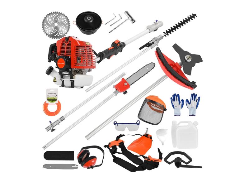 ZTGD 52cc 2-Stroke Gas Weed Wacker and Brush Cutter- Best for Thick Weeds