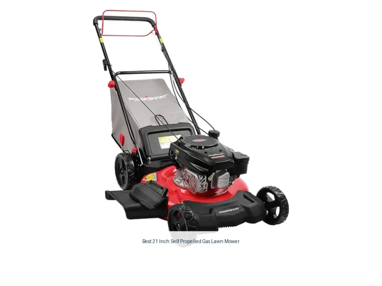 best 21 inch self propelled gas lawn mower