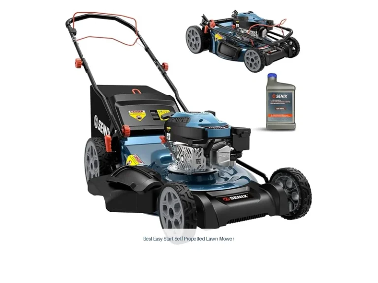 best easy start self propelled lawn mower