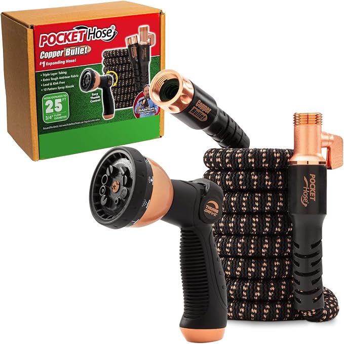 best expandable garden hose 25 ft