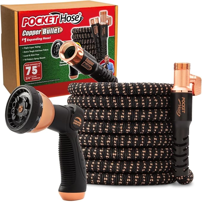 best expandable garden hose 75 ft