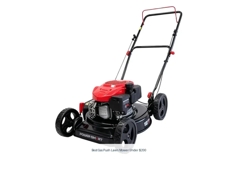 best gas push lawn mower under $200