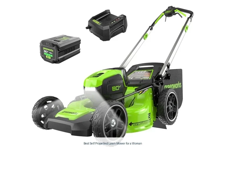 best self propelled lawn mower for a woman