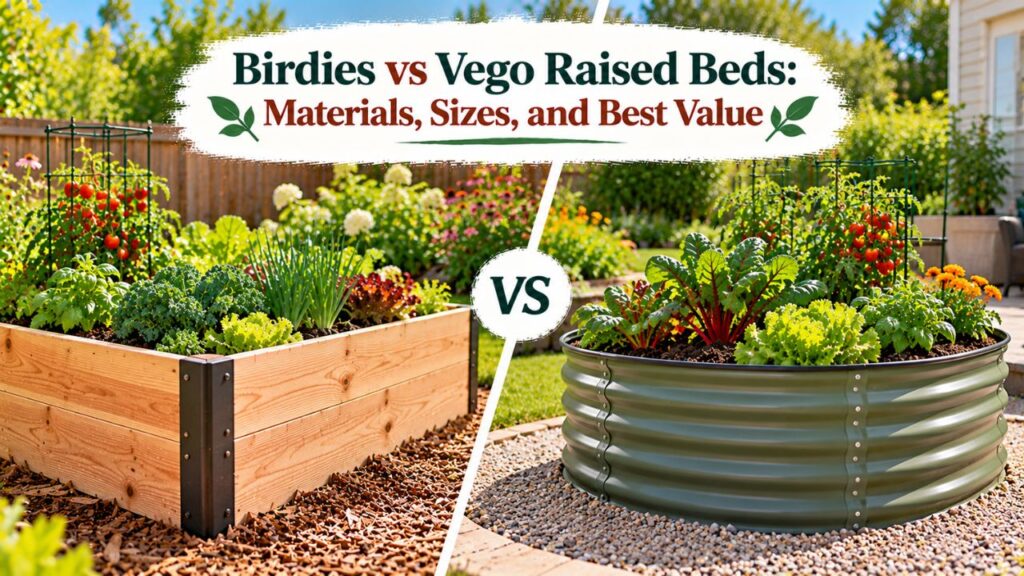 Birdies vs Vego Raised Beds: Materials, Sizes, and Best Value