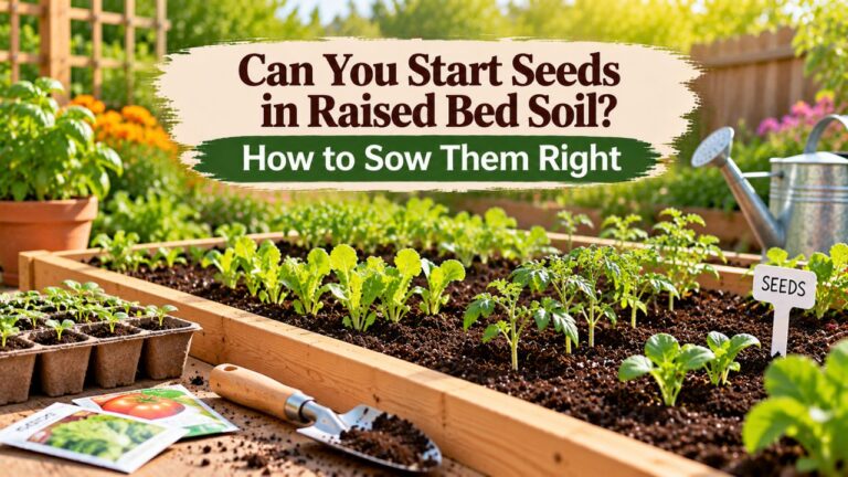 Can You Start Seeds in Raised Bed Soil? How to Sow Them Right