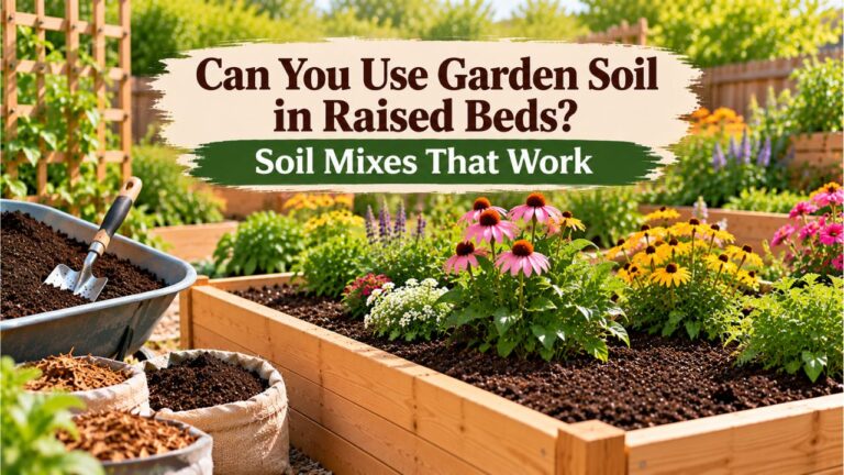 Can You Use Garden Soil in Raised Beds? Soil Mixes That Work