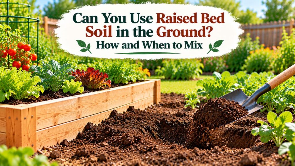 Can You Use Raised Bed Soil in the Ground? How and When to Mix