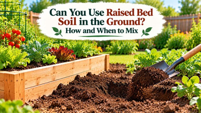 Can You Use Raised Bed Soil in the Ground? How and When to Mix