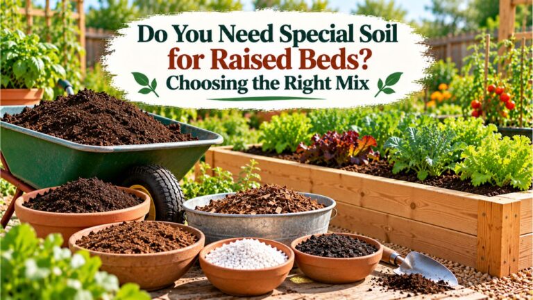 Do You Need Special Soil for Raised Beds? Choosing the Right Mix