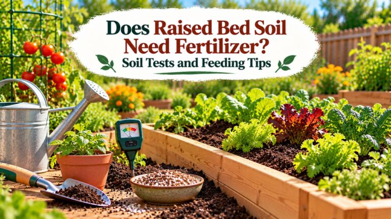 Does Raised Bed Soil Need Fertilizer? Soil Tests and Feeding Tips