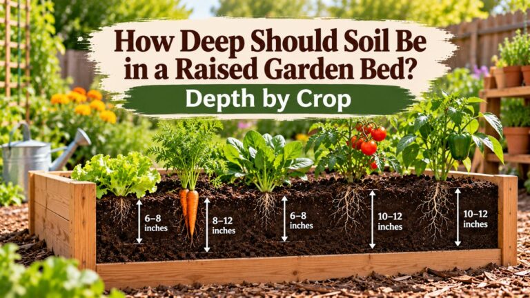 How Deep Should Soil Be in a Raised Garden Bed? Depth by Crop