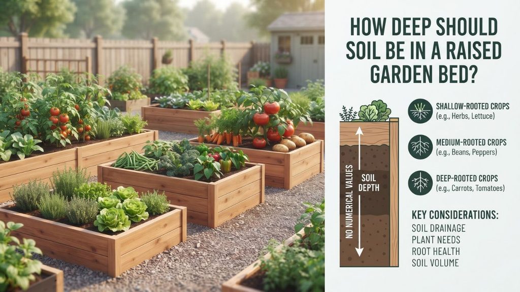 How Deep Should Soil Be in a Raised Garden Bed?