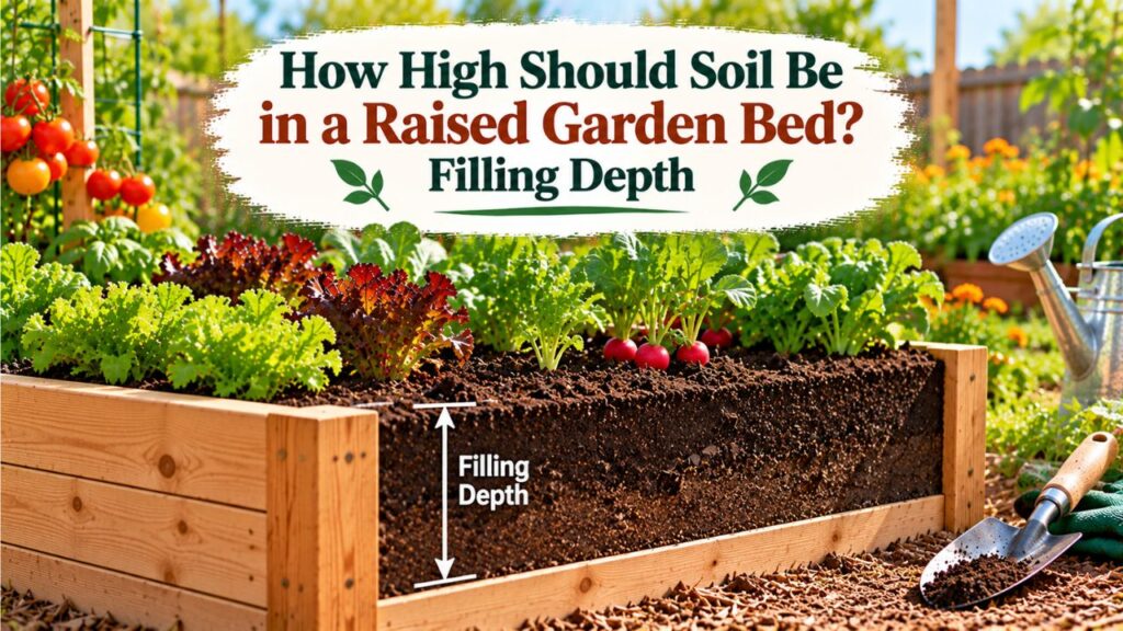 How High Should Soil Be in a Raised Garden Bed? Filling Depth