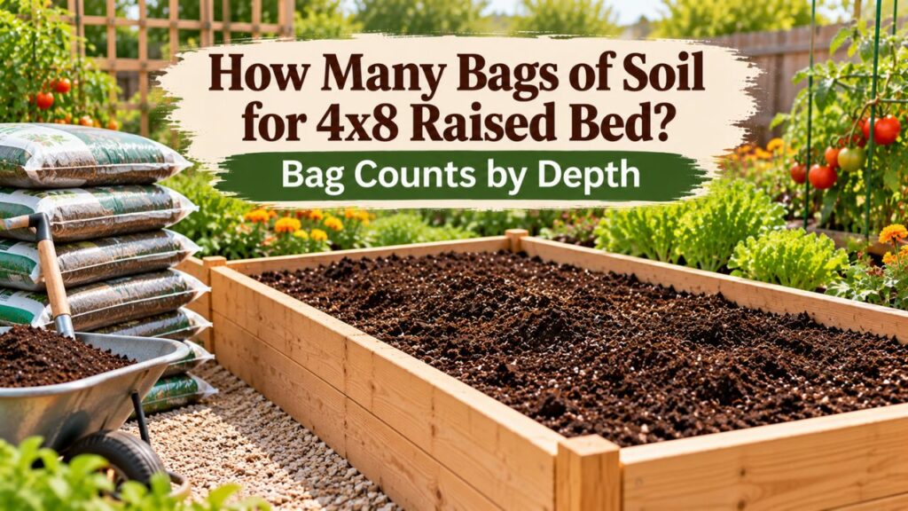 How Many Bags of Soil for 4x8 Raised Bed? Bag Counts by Depth