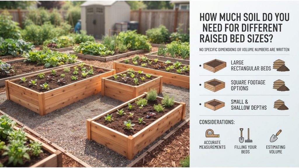 How Much Soil Do You Need for Different Raised Bed Sizes?
