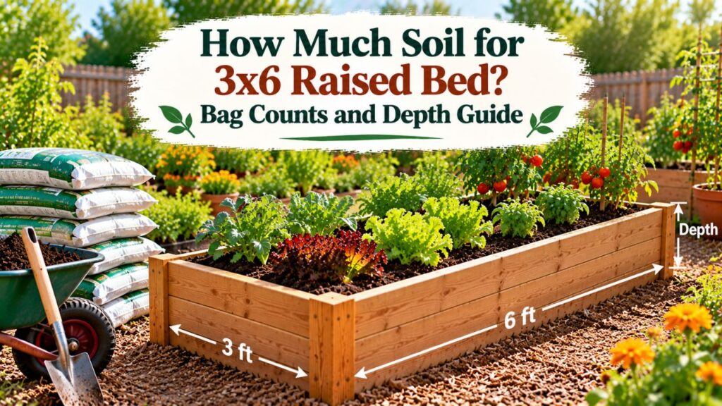 How Much Soil for 3x6 Raised Bed? Bag Counts and Depth Guide