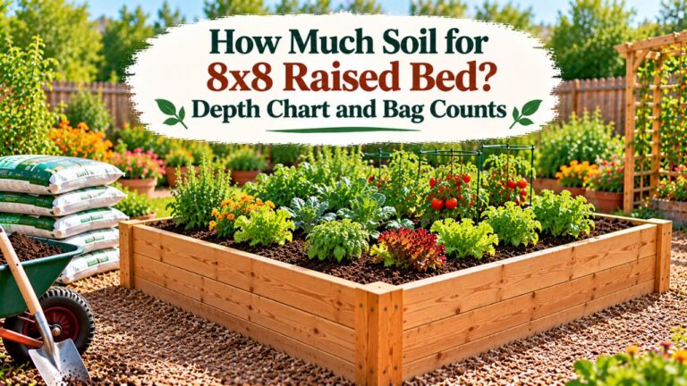 How Much Soil for 8x8 Raised Bed? Depth Chart and Bag Counts