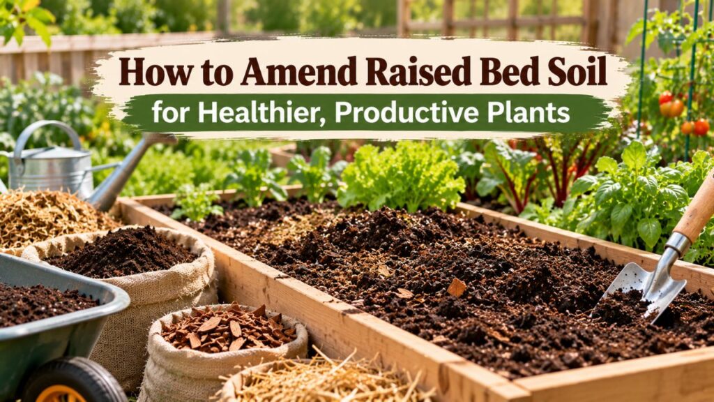 How to Amend Raised Bed Soil for Healthier, Productive Plants