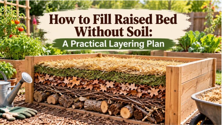 How to Fill Raised Bed Without Soil: A Practical Layering Plan