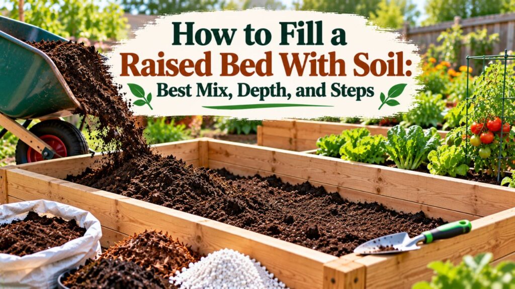 How to Fill a Raised Bed With Soil: Best Mix, Depth, and Steps
