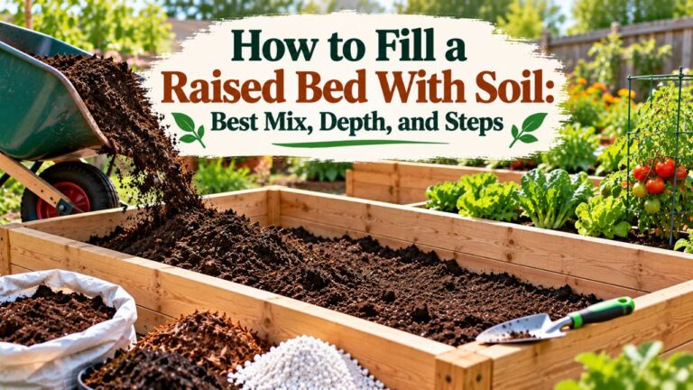 How to Fill a Raised Bed With Soil: Best Mix, Depth, and Steps
