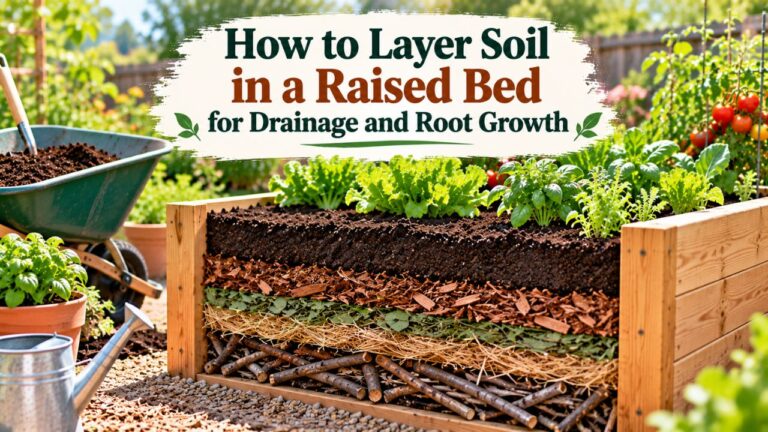 How to Layer Soil in a Raised Bed for Drainage and Root Growth