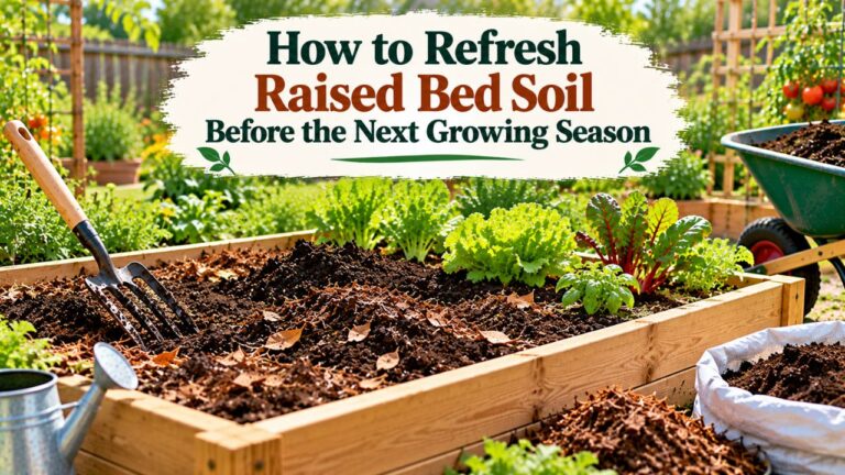 How to Refresh Raised Bed Soil Before the Next Growing Season