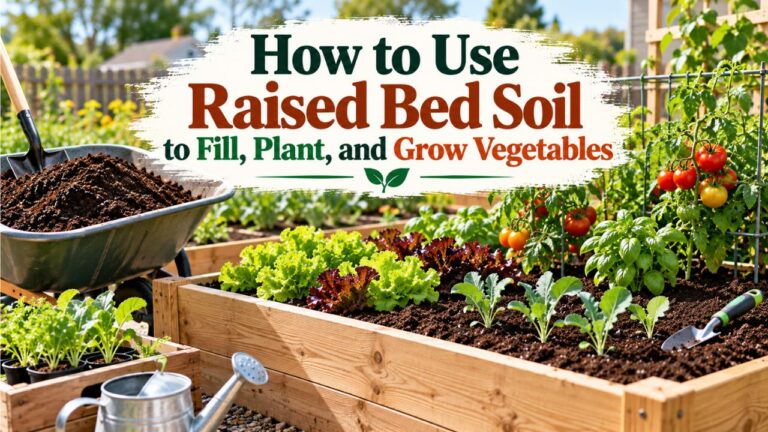 How to Use Raised Bed Soil to Fill, Plant, and Grow Vegetables