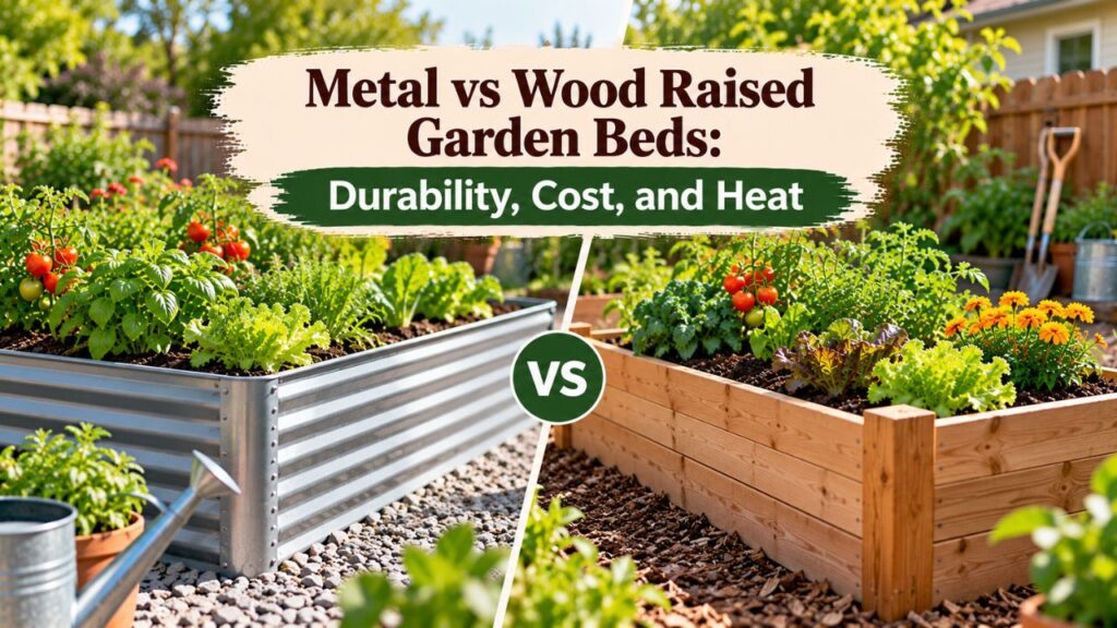 Metal vs Wood Raised Garden Beds: Durability, Cost, and Heat