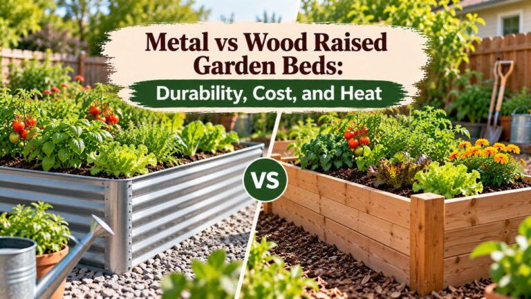Metal vs Wood Raised Garden Beds: Durability, Cost, and Heat