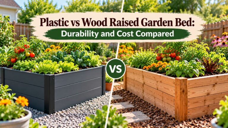 Plastic vs Wood Raised Garden Bed: Durability and Cost Compared