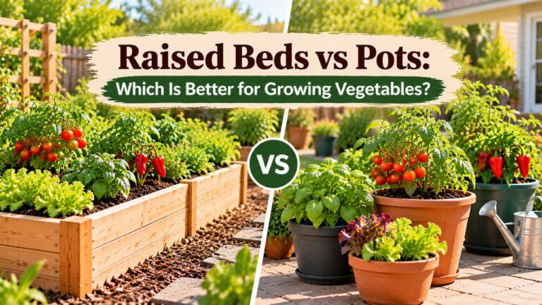 Raised Beds vs Pots: Which Is Better for Growing Vegetables?