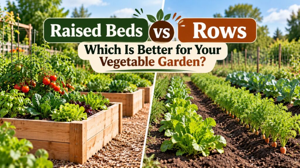 Raised Beds vs Rows: Which Is Better for Your Vegetable Garden?