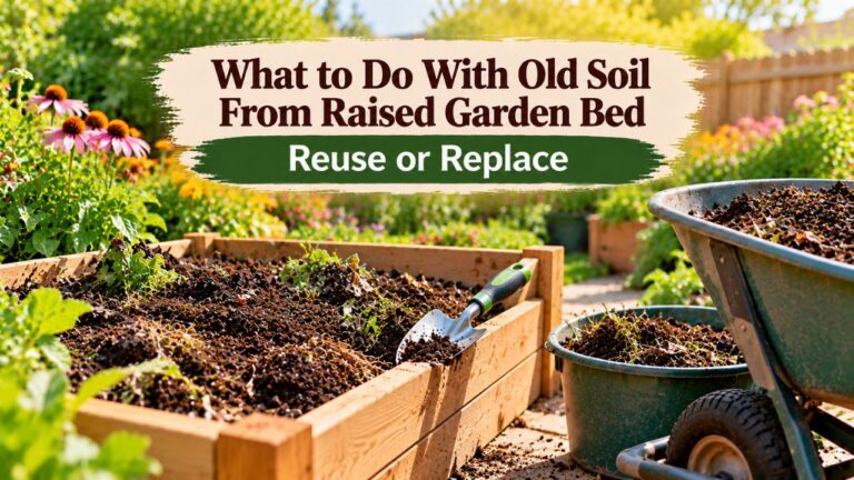 What to Do With Old Soil From Raised Garden Bed: Reuse or Replace