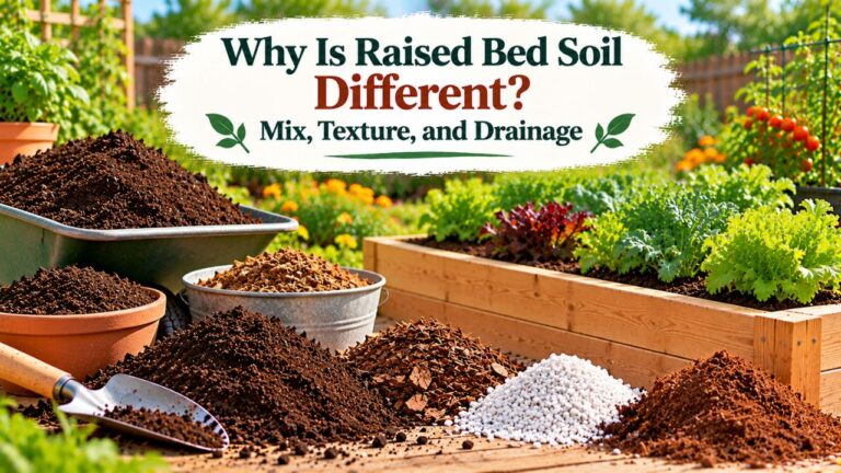 Why Is Raised Bed Soil Different? Mix, Texture, and Drainage