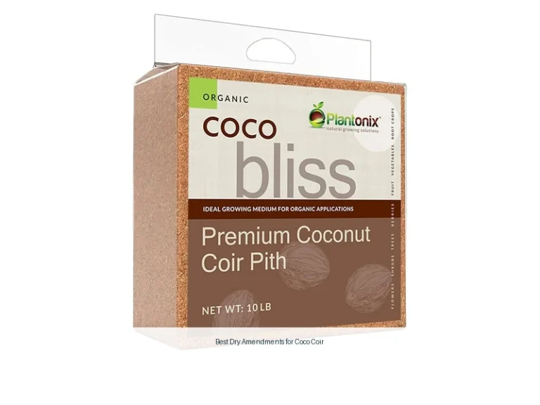 best dry amendments for coco coir