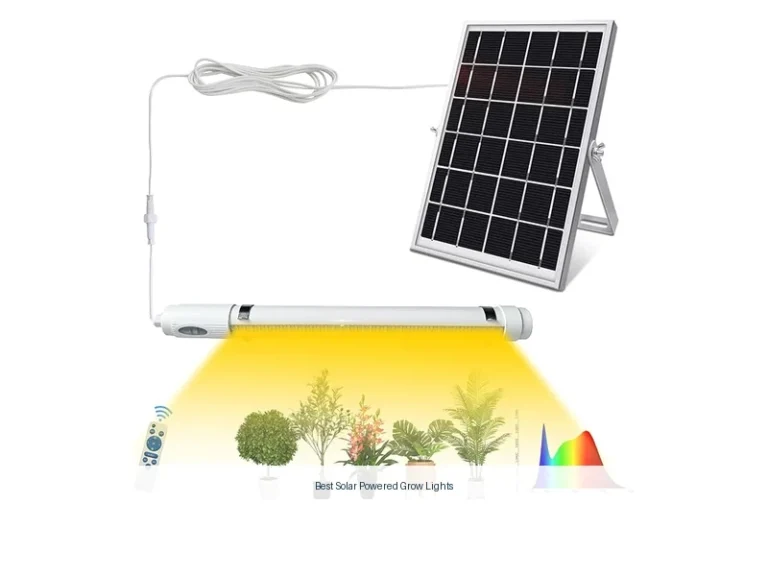 best solar powered grow lights